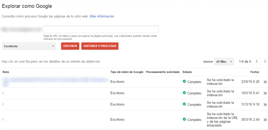 google search console y crawl budget