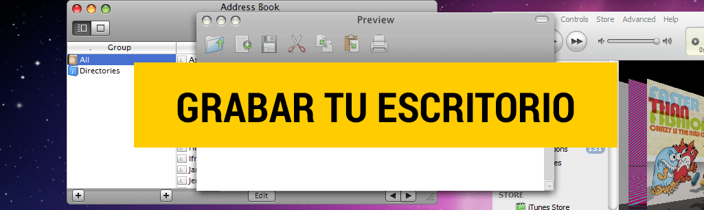 cómo grabar tu escritorio