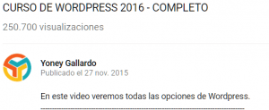 ejemplo descripcion corta mala