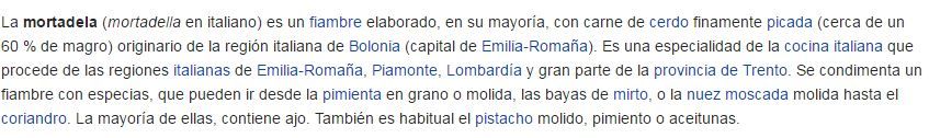 mortadela